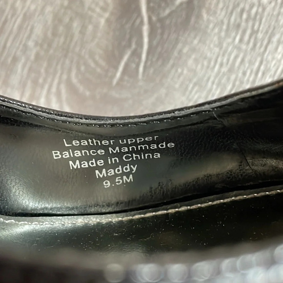 Alfani Maddy Leather Platform Pumps Heels Black 9.5M - Picture 5 of 15